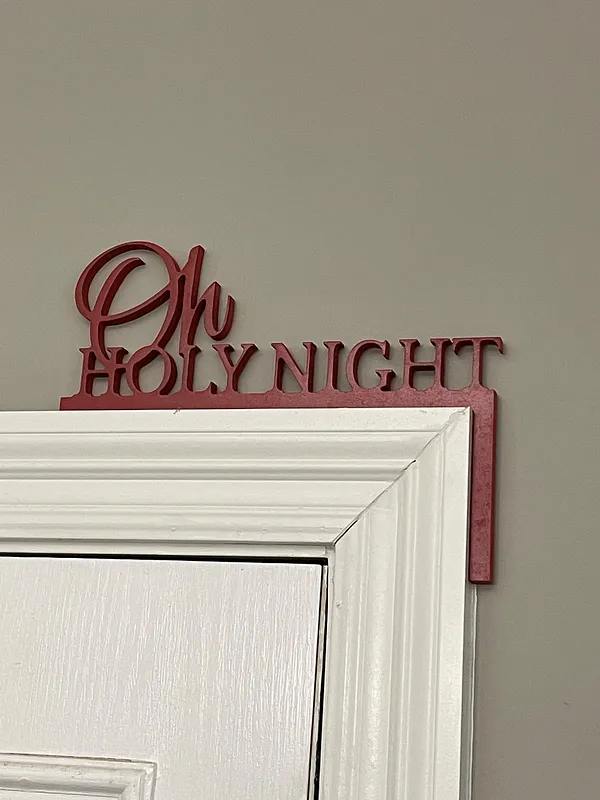 Door Corner Ornament - Oh Holy Night - image 1