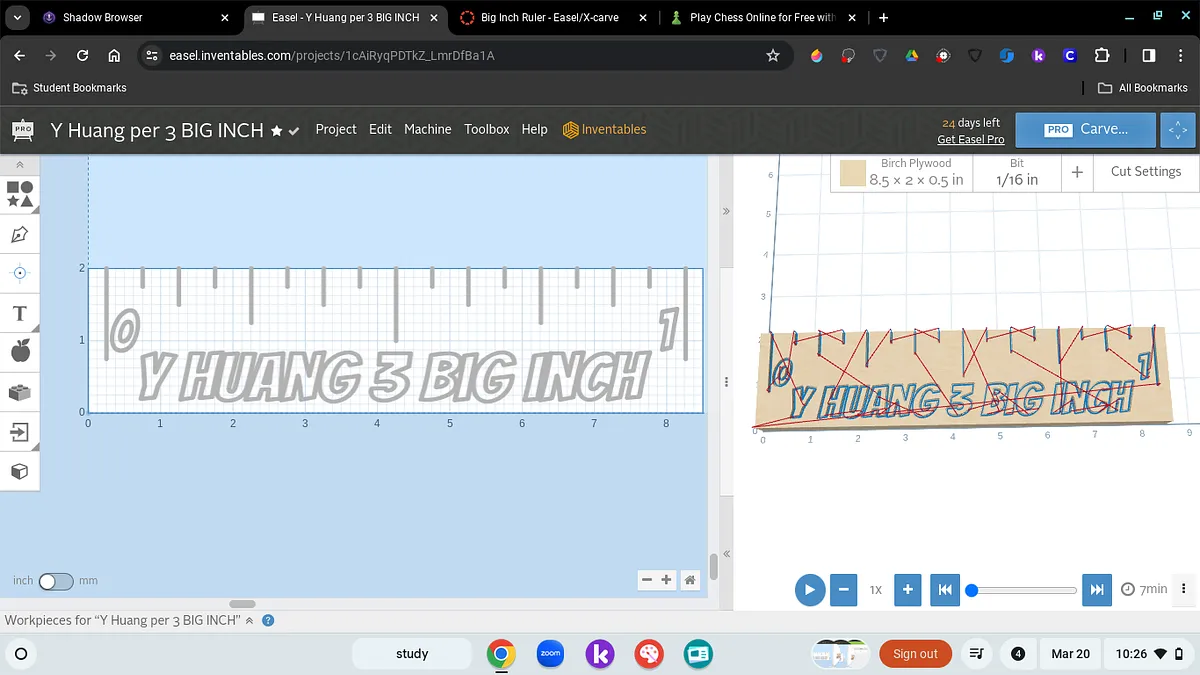 Y Huang per 3 BIG INCH - image 1