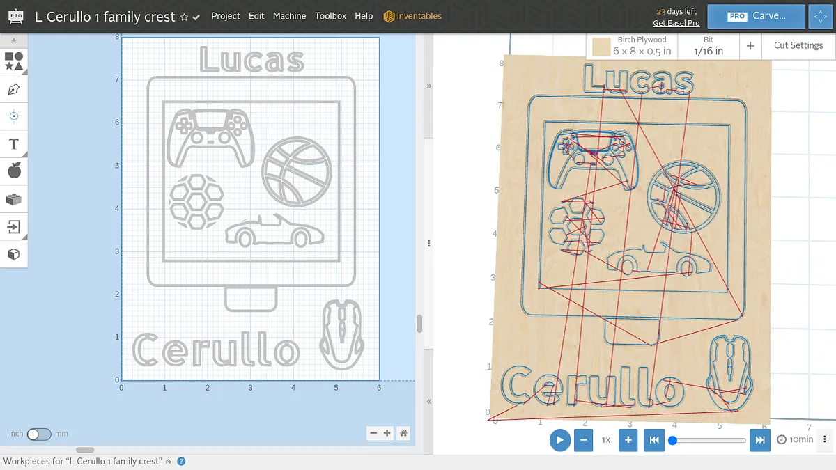 L Cerullo 1 family crest - image 1