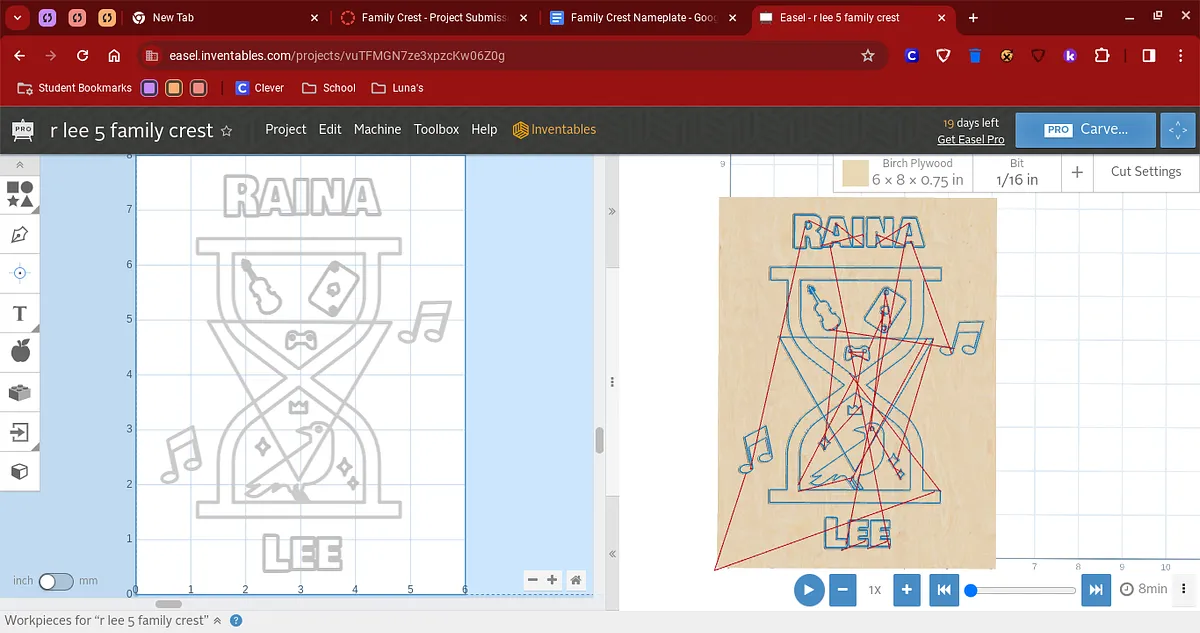 R Lee 5 family crest - image 1
