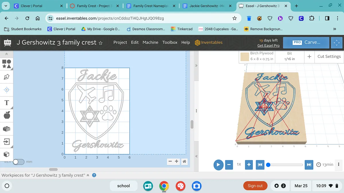 J Gershowitz 3 family crest - image 1