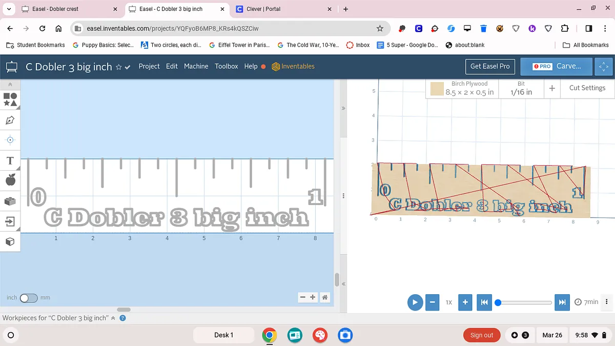 C Dobler 3 big inch - image 1