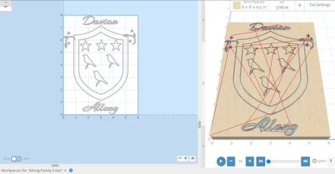 Allong Family Crest