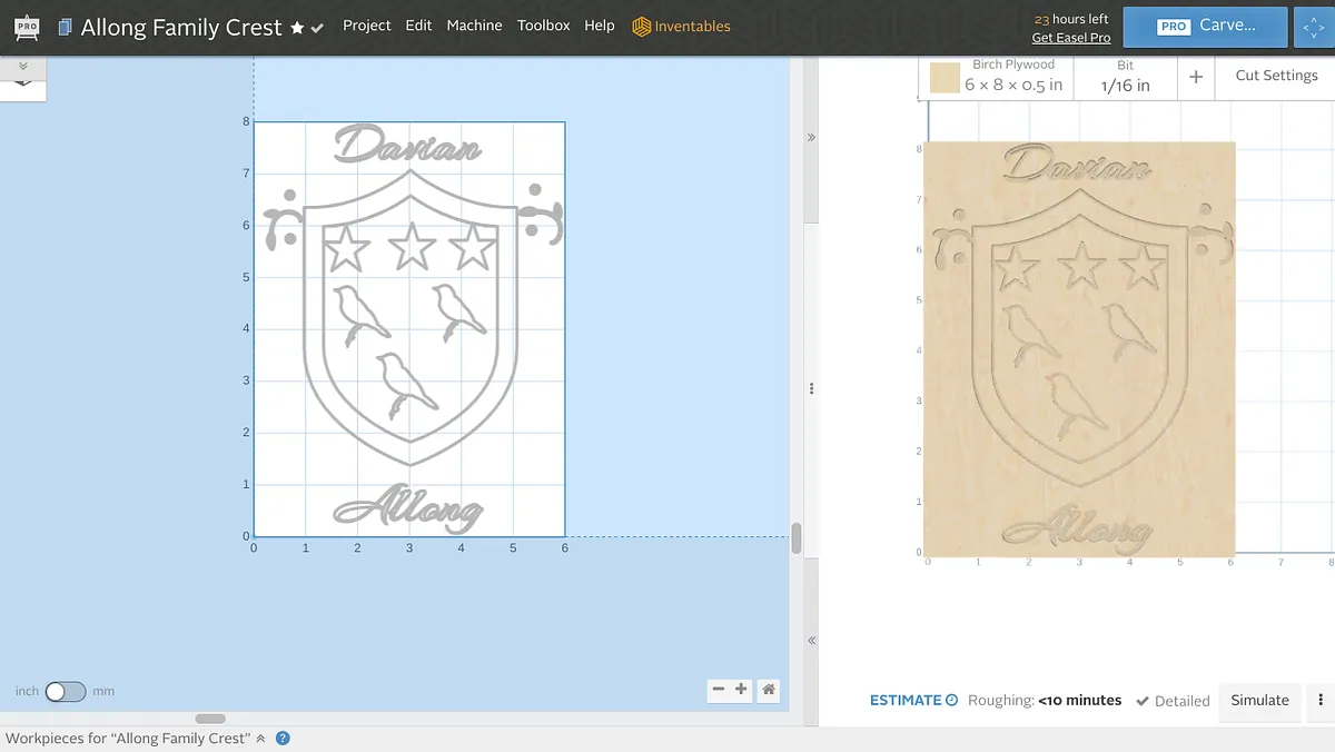 Allong Family Crest - image 1