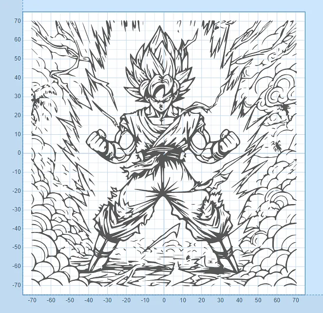 Project Janssen Goku Power Up Frezen - image 1