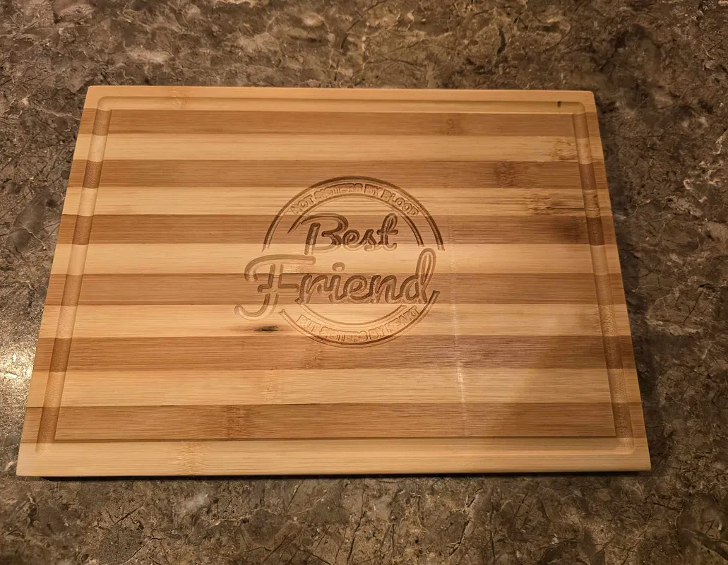 Cutting Board Template - Best Friend - image 1
