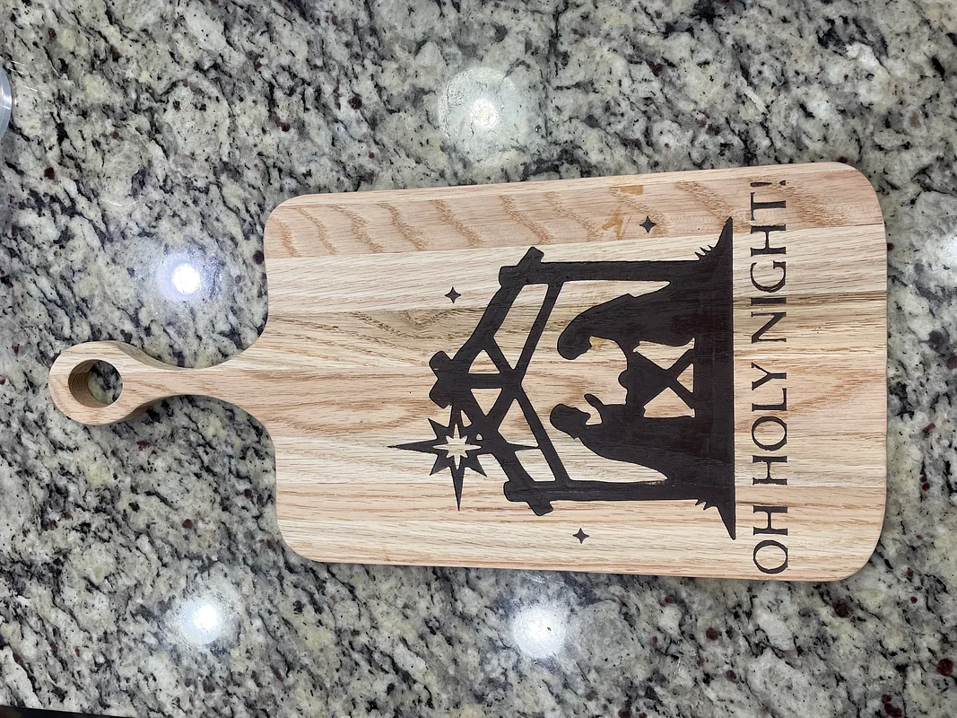 Decorative Cutting Board - Oh Holy Night! - image 2