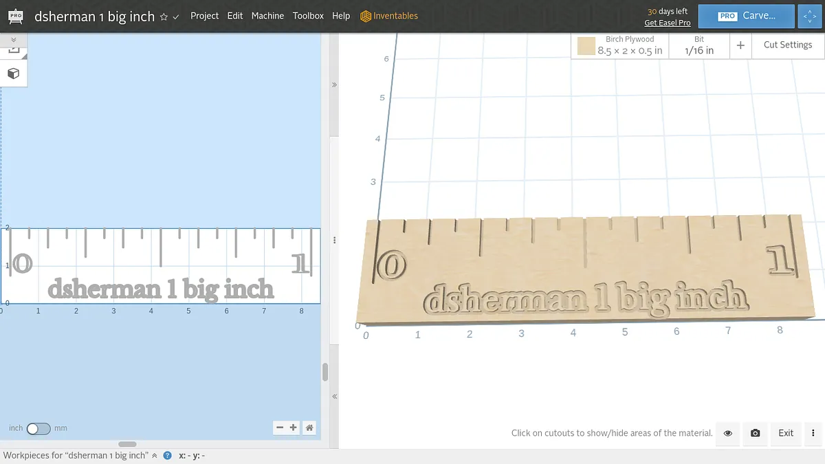 dsherman 1 big inch - image 1