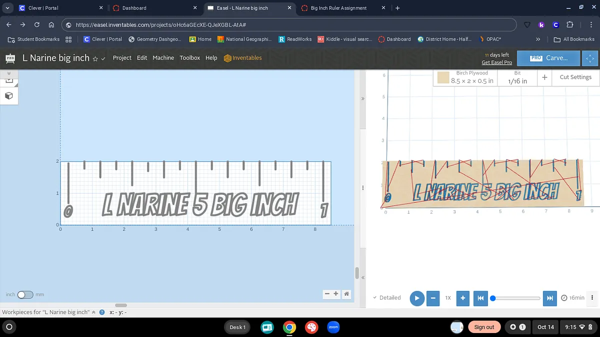 L Narine big inch - image 1