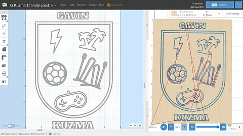 G Kuzma 1 family crest