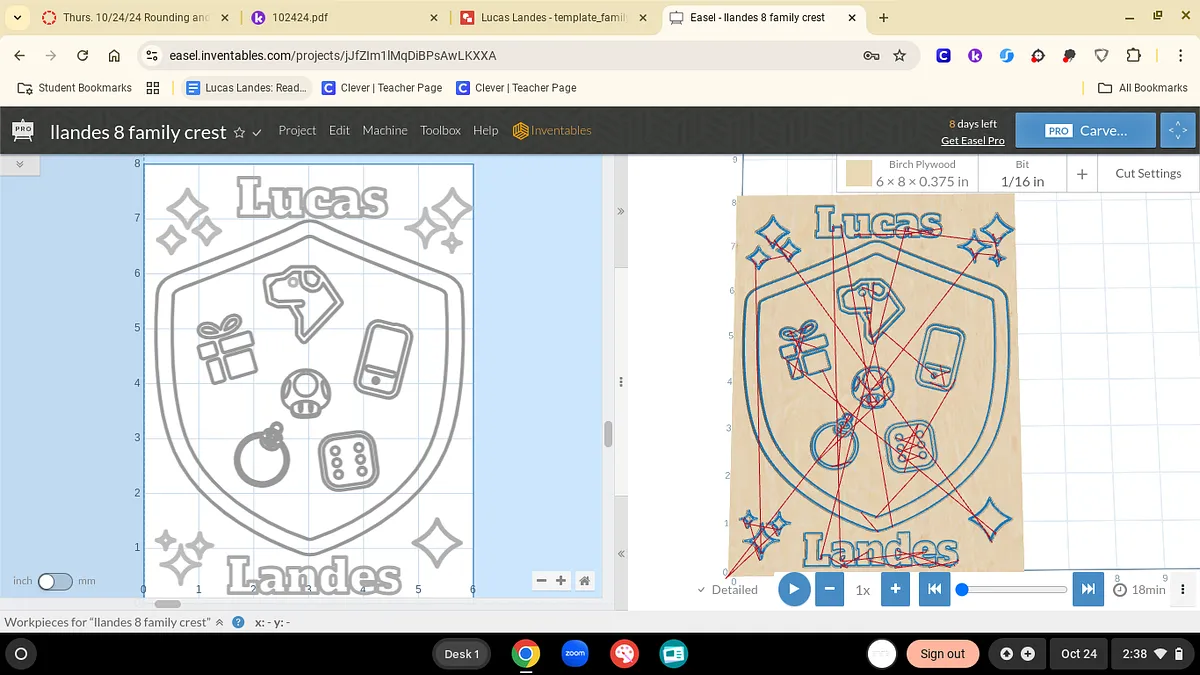 llandes 8 family crest - image 1