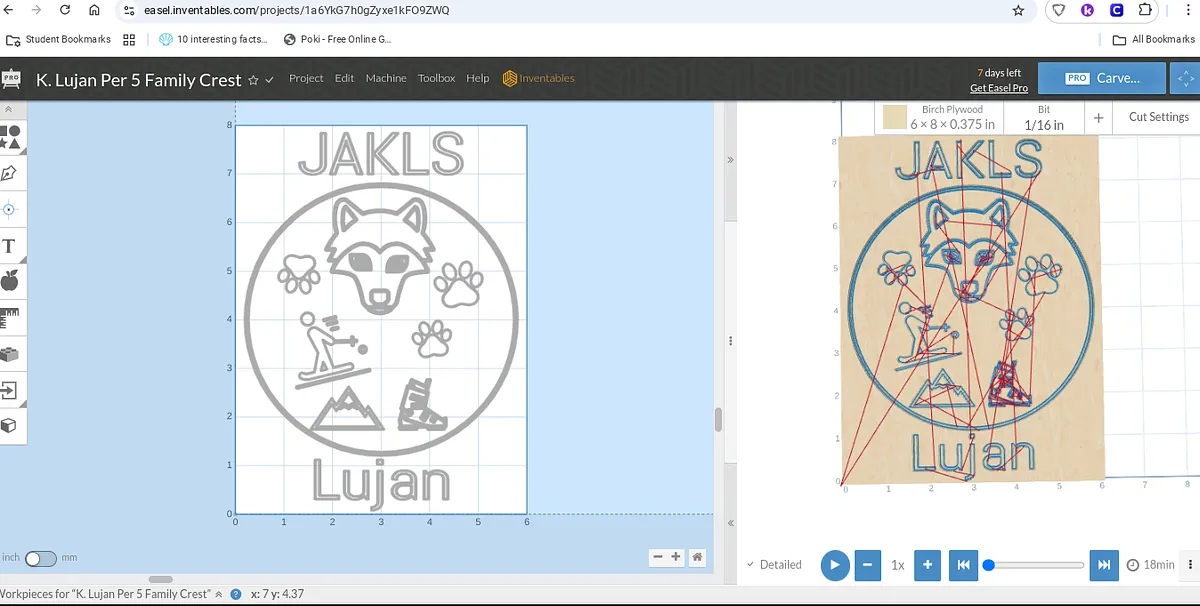 K. Lujan Per 5 Family Crest - image 1