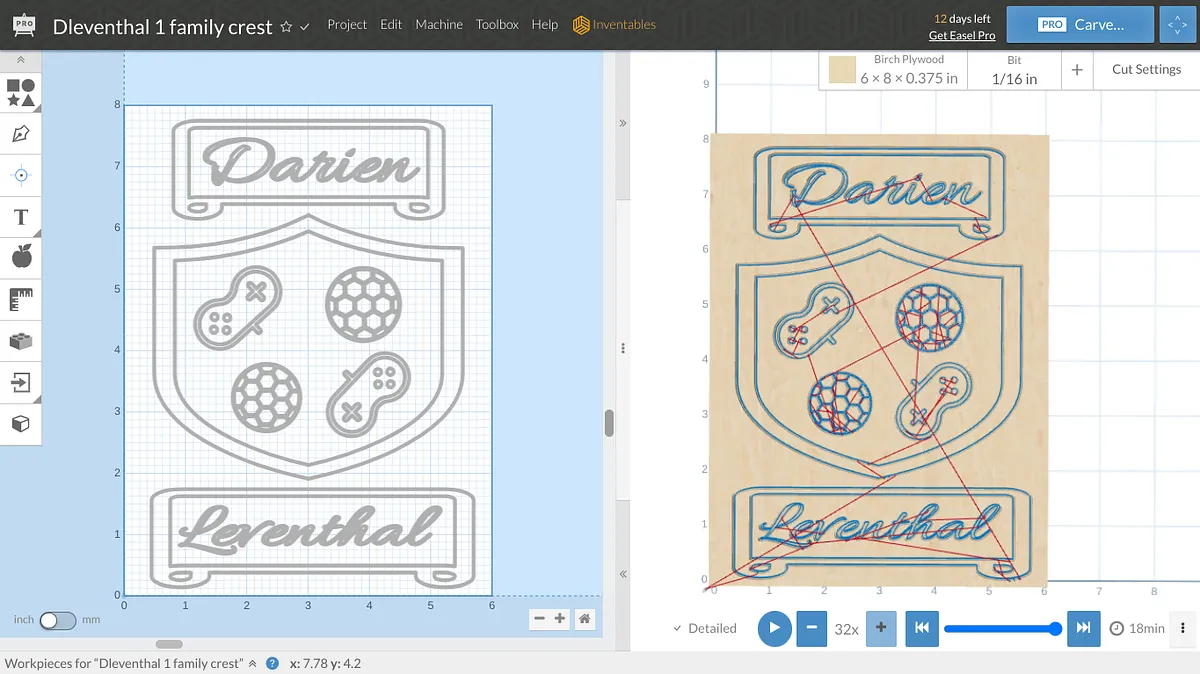 Dleventhal 1 family crest - image 1