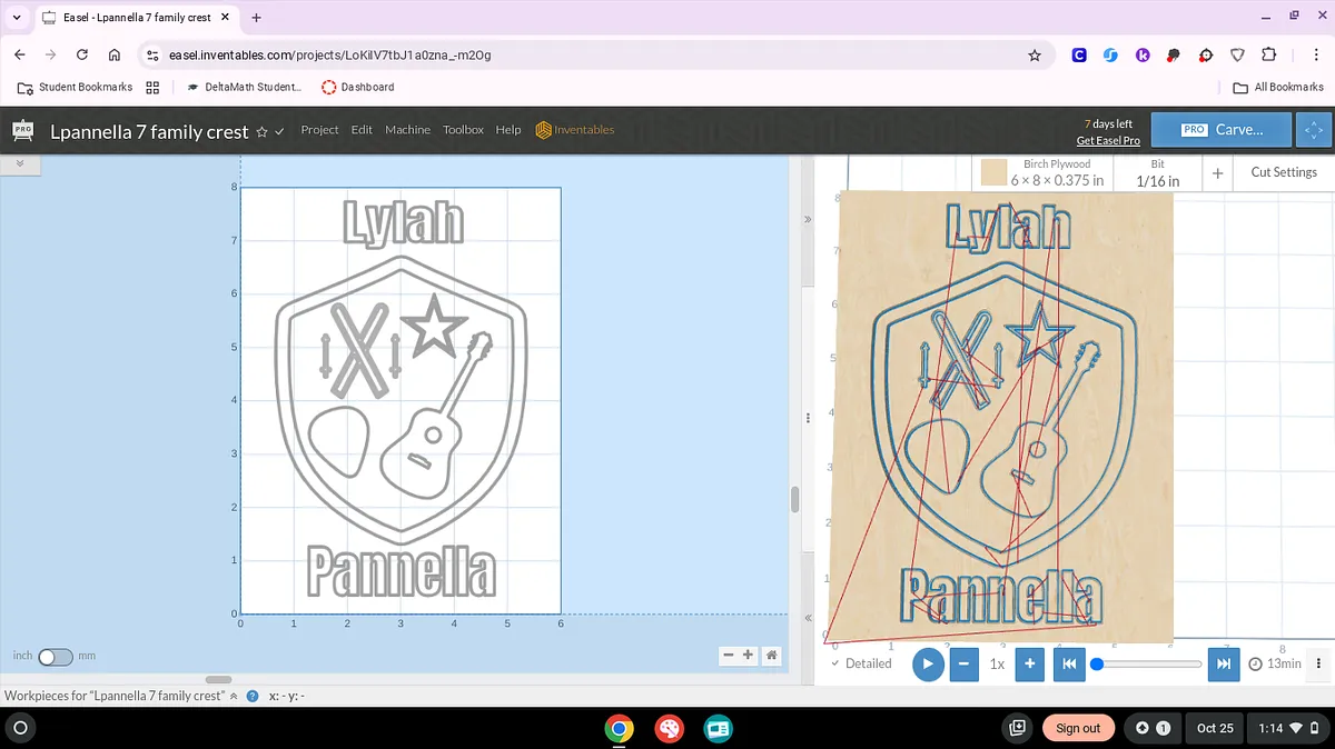 Lpannella 7 family crest - image 1