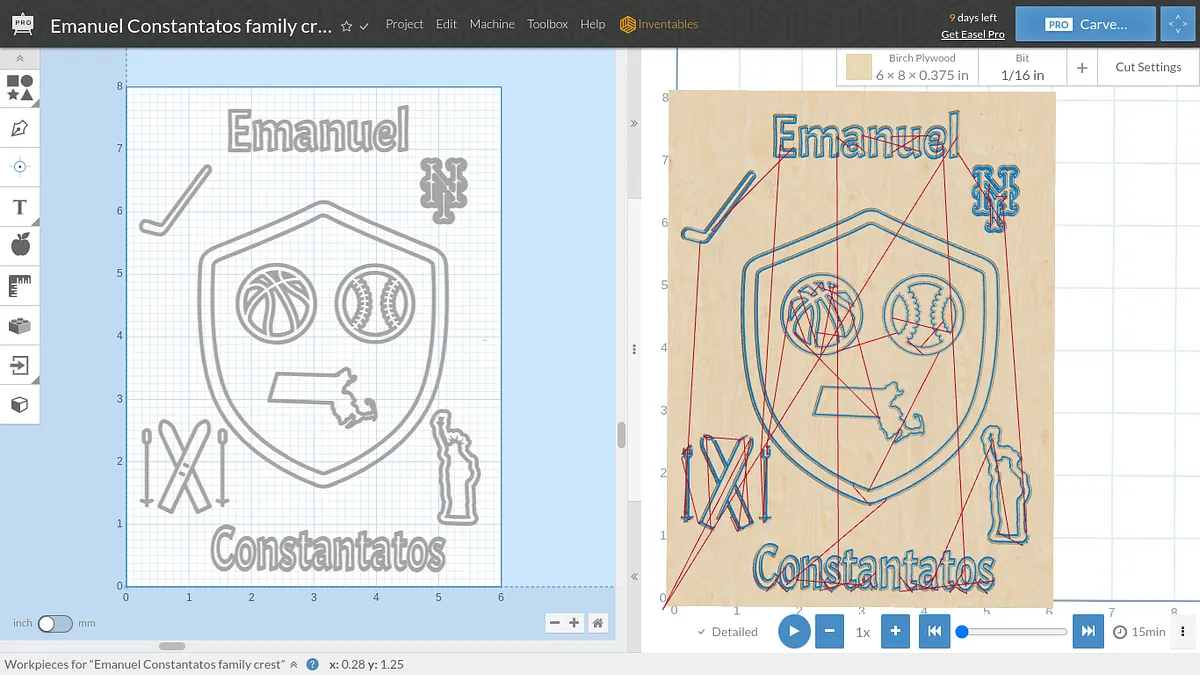 Emanuel Constantatos family crest - image 1