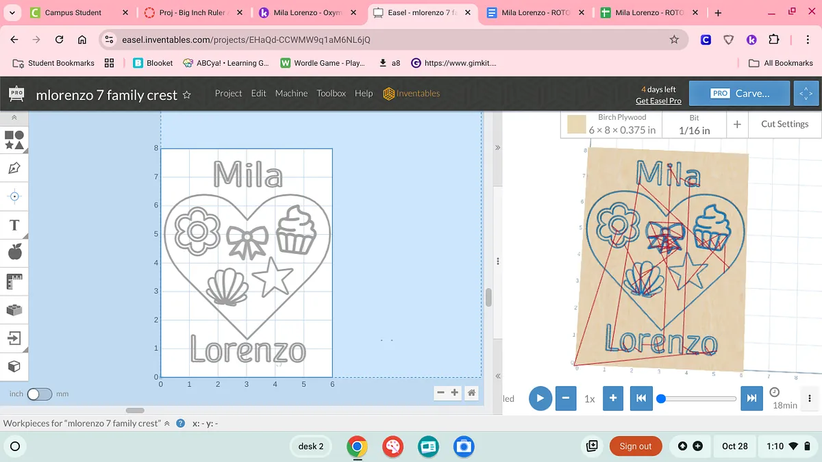 mlorenzo 7 family crest - image 1