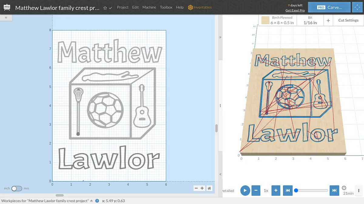 Matthew Lawlor family crest project - image 1