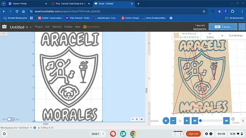 K Morales family crest 