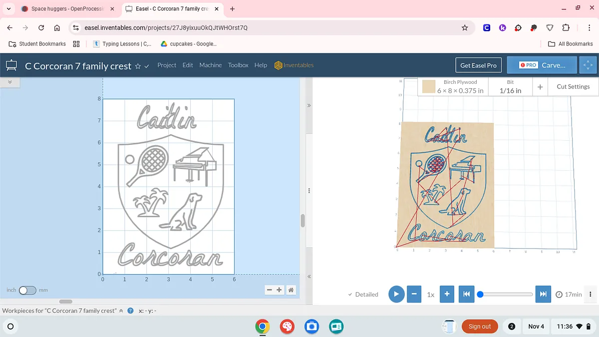 C Corcoran 7 family crest - image 1