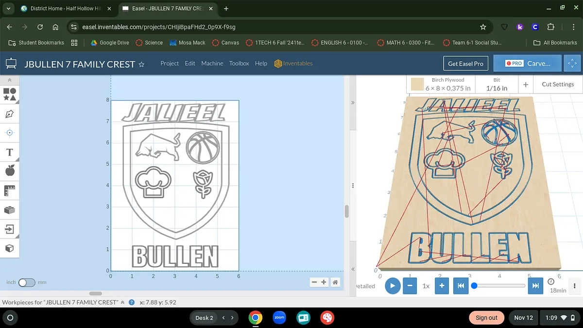 JBULLEN 7 FAMILY CREST - image 1