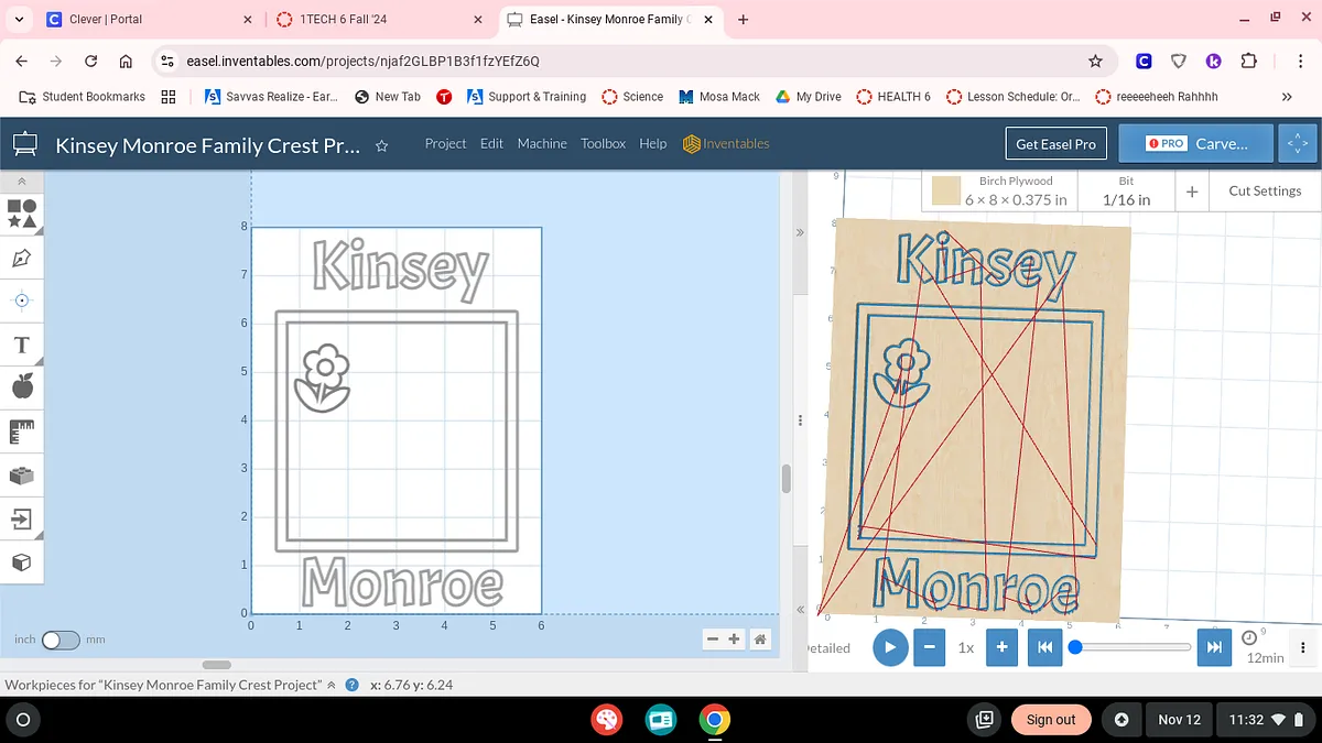 Kinsey Monroe Family Crest Project - image 1