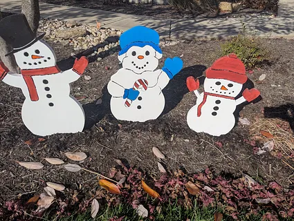 XPS Foam Snowmen