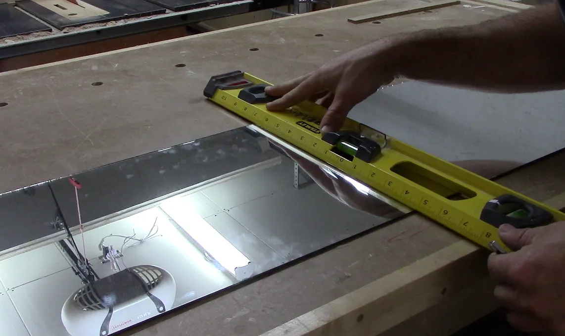 Custom Cabinet doors — Cut mirror to length