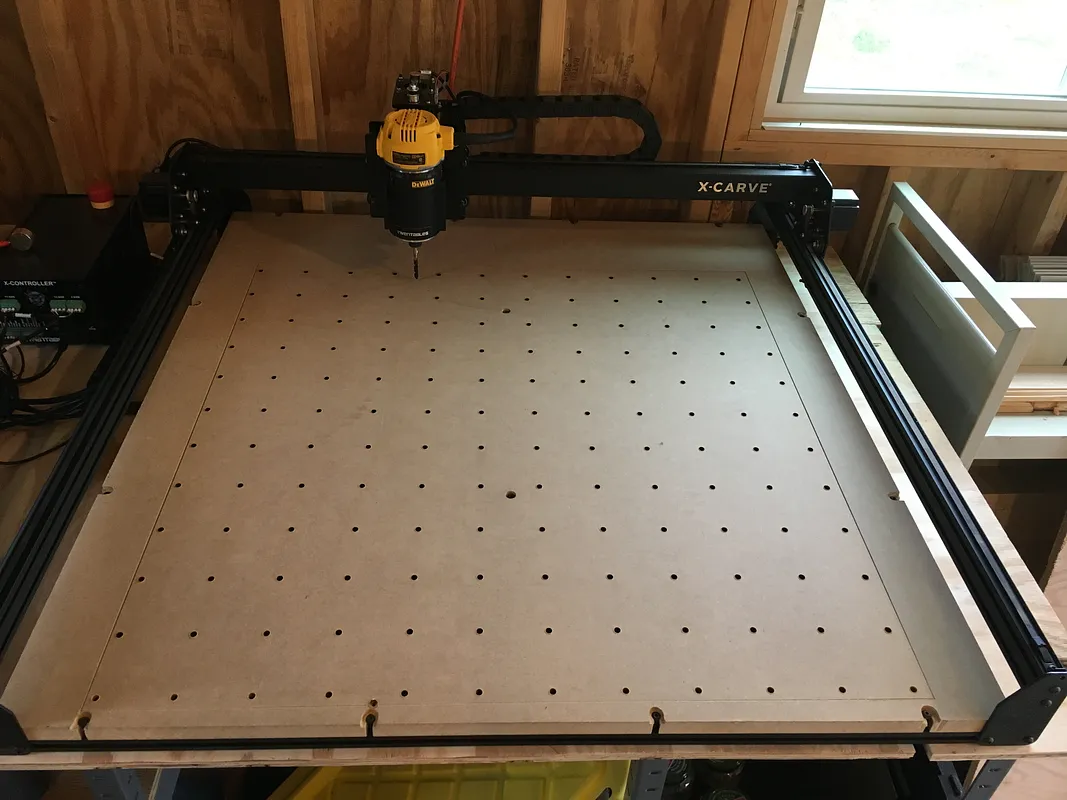 Waste Board - 12x12 - 1/4 holes - image 1