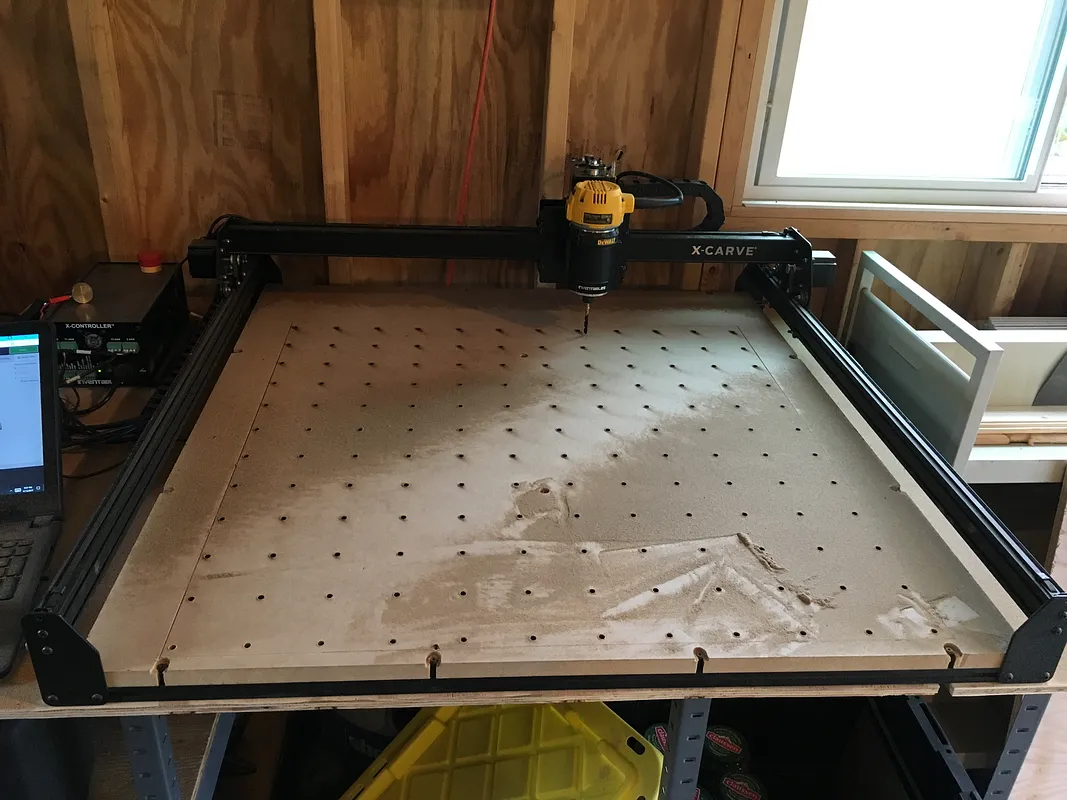 Waste Board - 12x12 - 1/4 holes - image 2