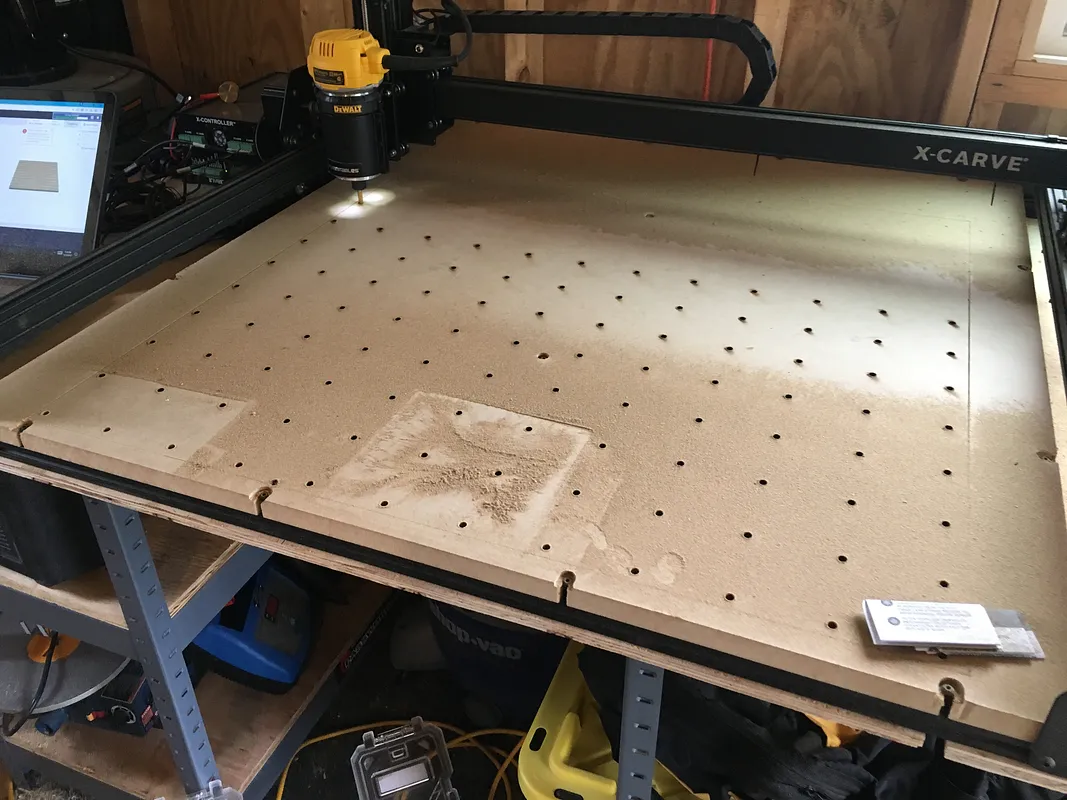 Waste Board - 12x12 - 1/4 holes - image 3