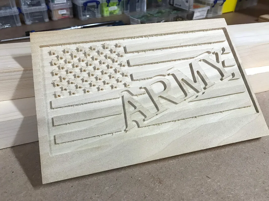 American Flag (Army) (8x5in Flag) - image 3