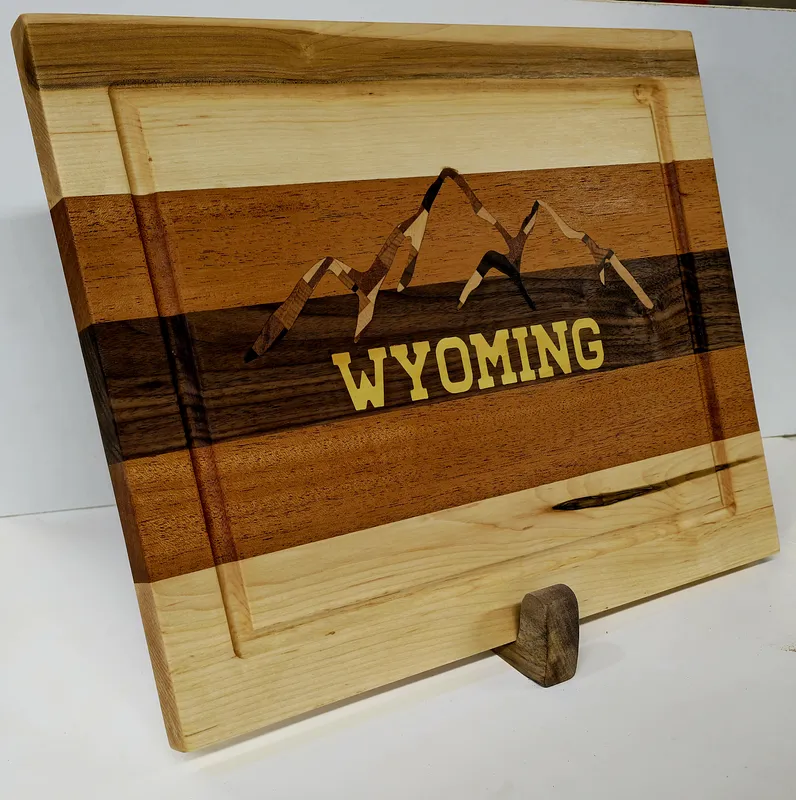 wyoming mountain inlay - image 1