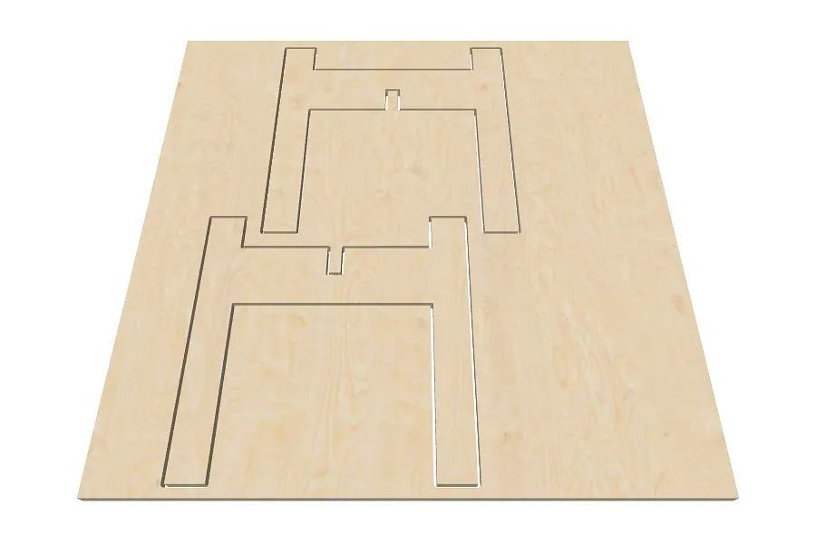 Simple H plant stand - image 2