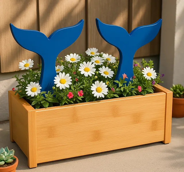 Whale Tail Planter - image 1