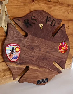 maltese cross plaque