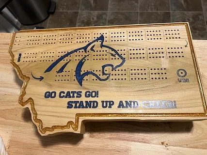 MSU Cribbage Board