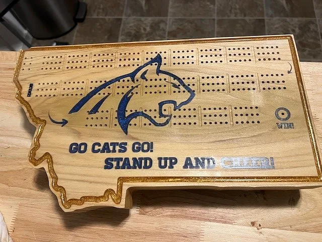 MSU Cribbage Board - image 1