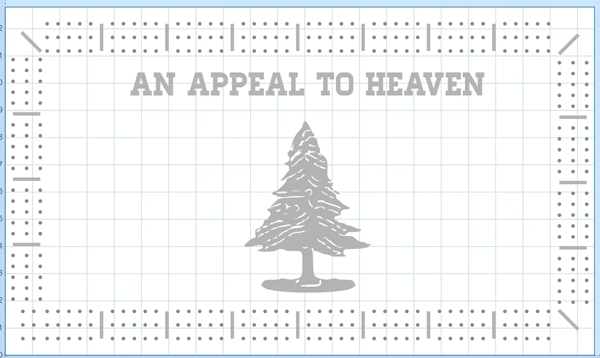 Cribbage board an appeal to heaven - image 1