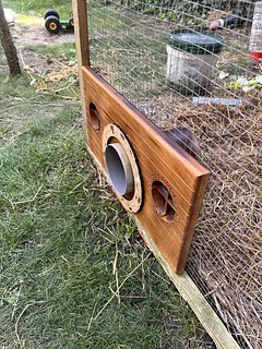 Hobbit door for guinea pigs