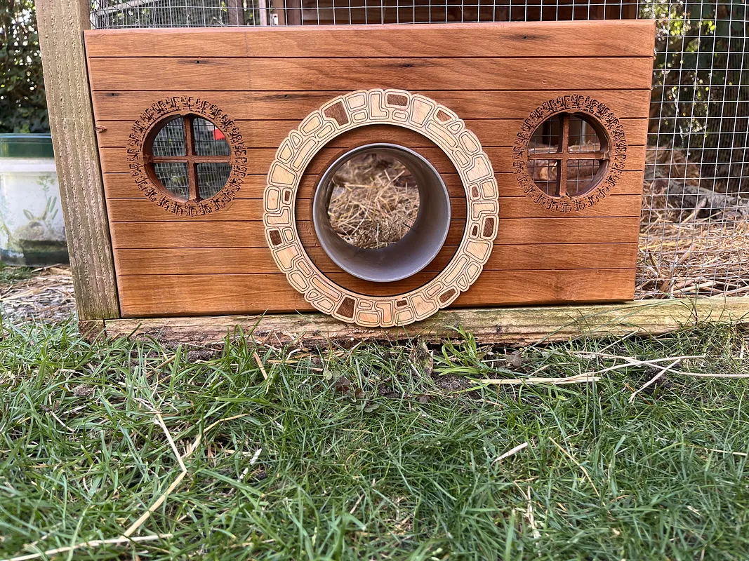 Hobbit door for guinea pigs - image 6
