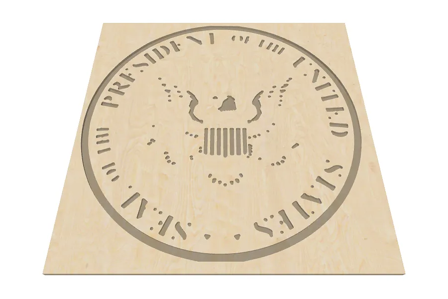 Copy of pres seal on 1/8 wood - image 2