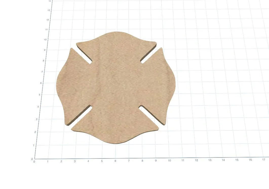 Fire Department Logo Blank Template - image 2