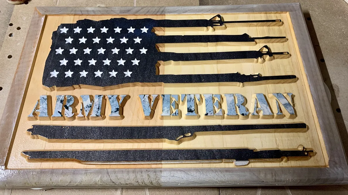 Army Veteran Flag - image 1