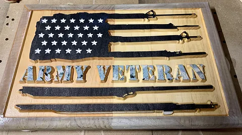 Army Veteran Flag
