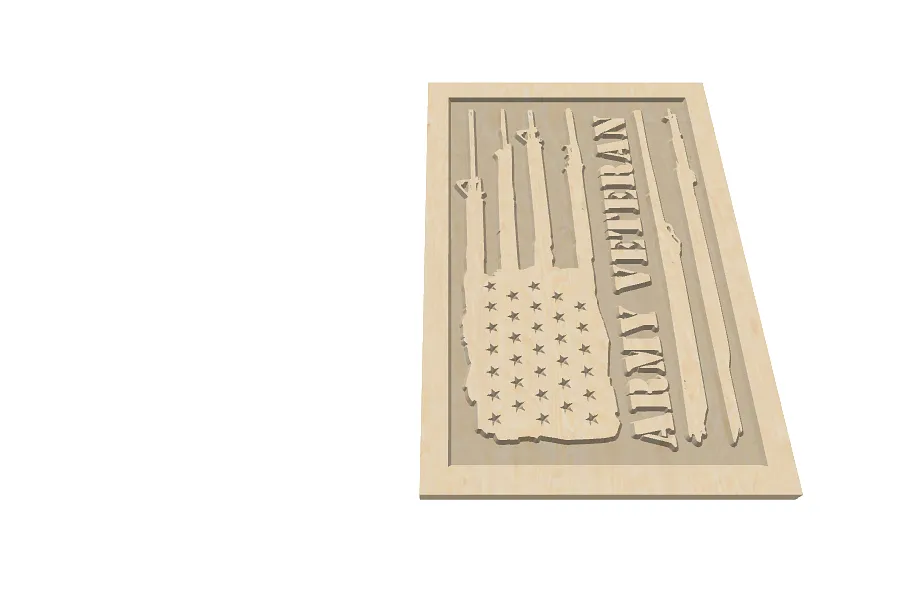 Army Veteran Flag - image 2