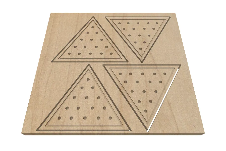 MJ2 Triangle Solitaire - image 1