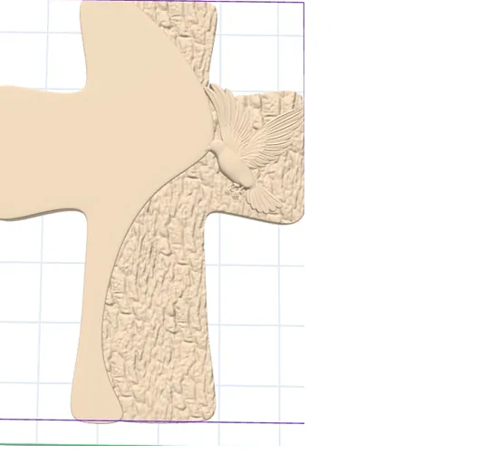 Dove on cross - image 1