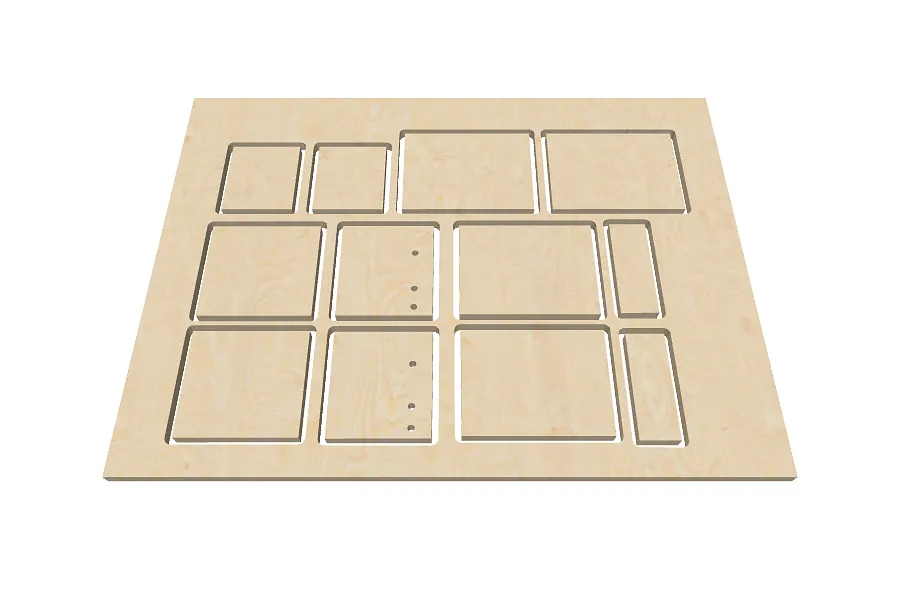 car carrier 1/4" walnut - image 1