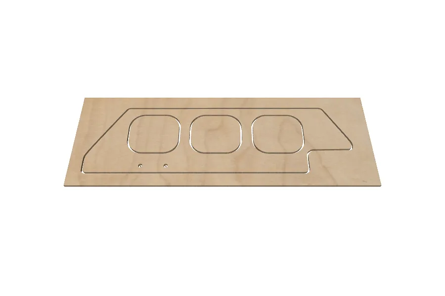 car carrier 1/4" maple - image 1