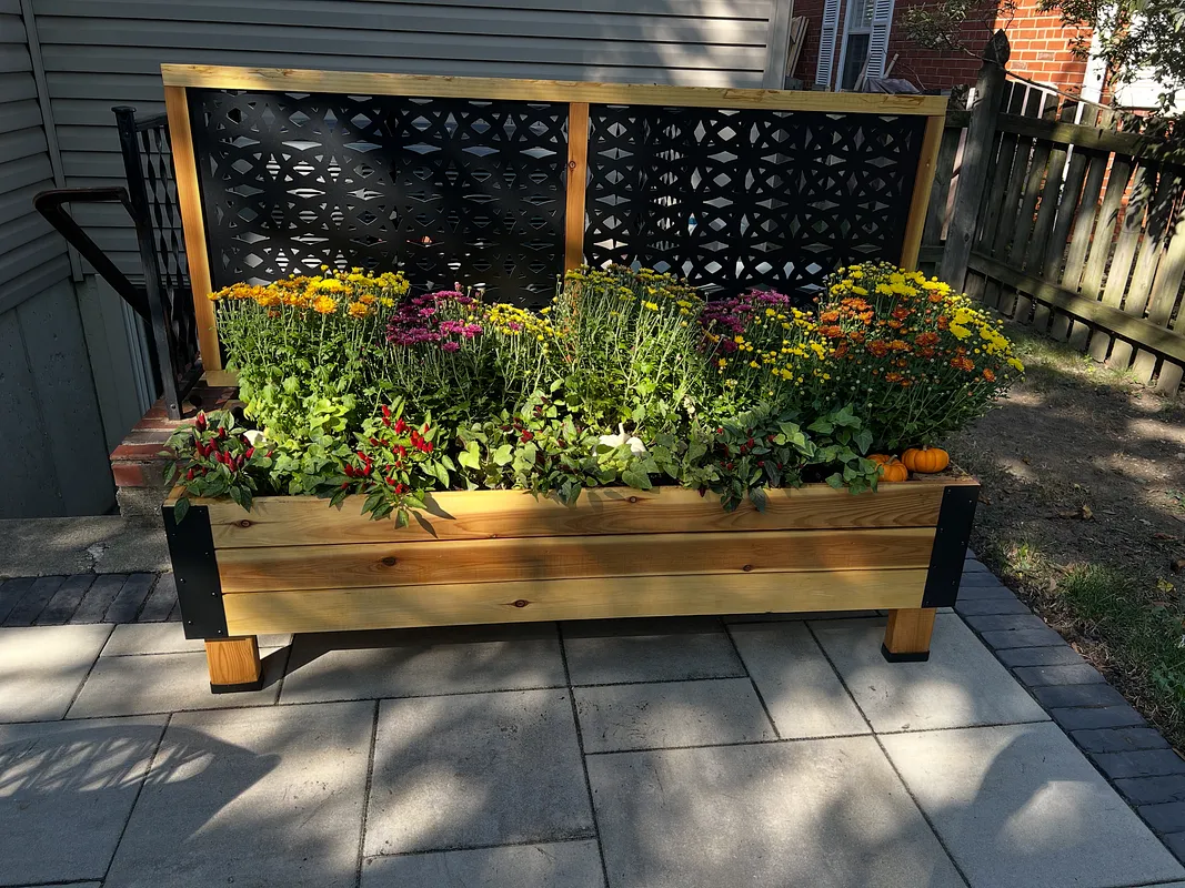 Patio Screen & Planter - image 1